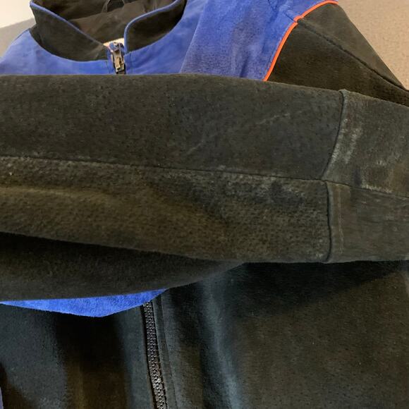 Vintage Florida Gators Suede Varsity Bomber Full Zip Jacket Coat Size 2X Essex - Picture 8 of 13